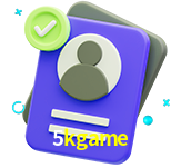 Tornar-se um membro do 5kgame é muito simples